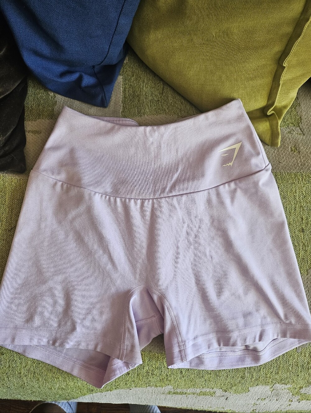 Gymshark Soft Lilac Gym Shorts, Size S